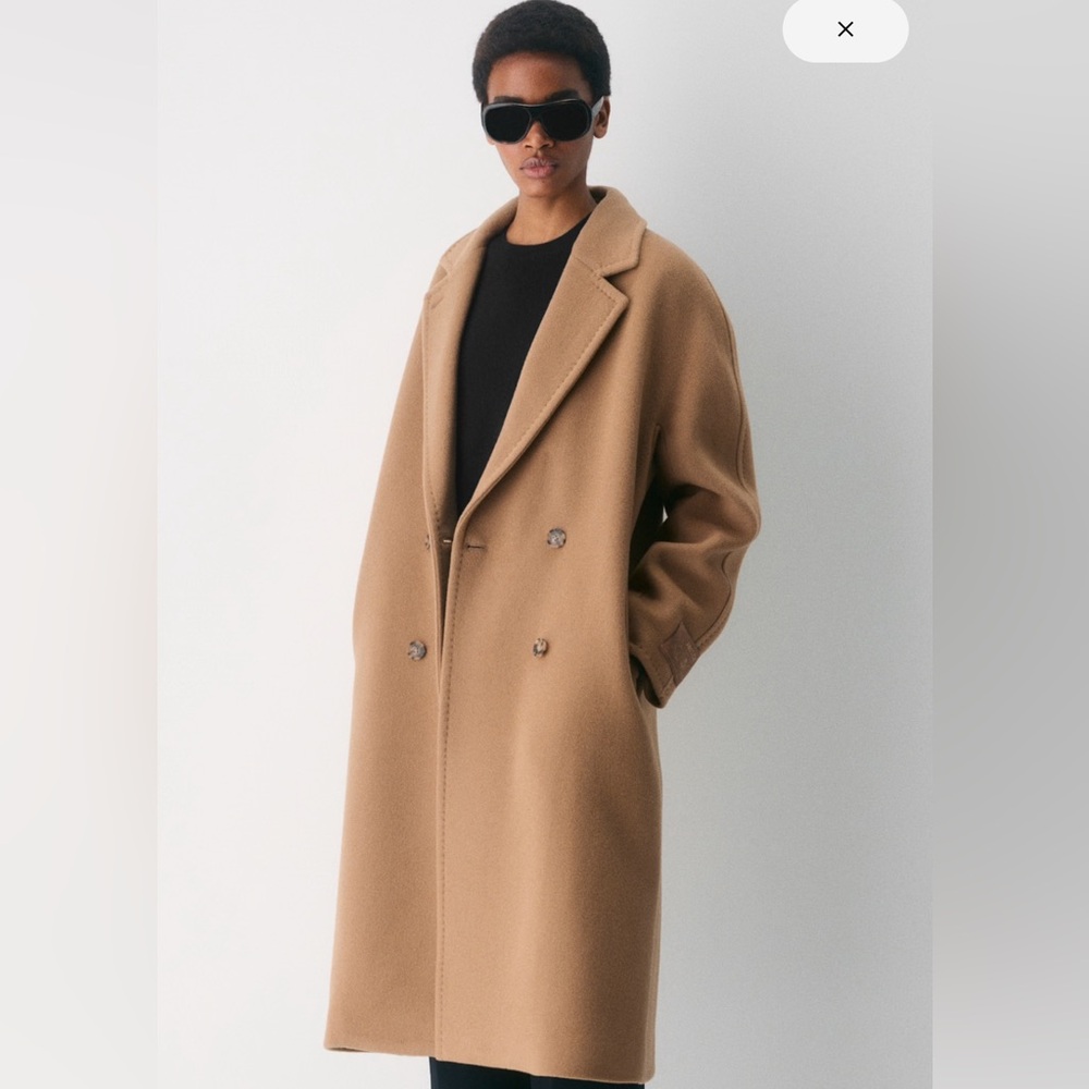 Babaton Classic Camel Slouch Coat